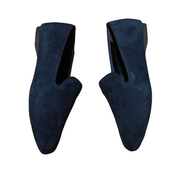 Birdies The Starling Loafer in Navy Velvet - Size 7W - Picture 4 of 7